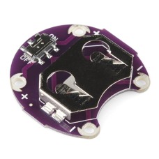 LilyPad Coin Cell Battery Holder - Switched