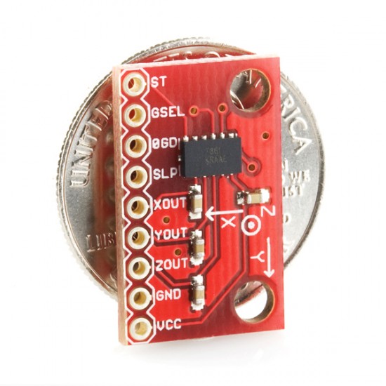 Triple Axis Accelerometer Breakout - MMA7361