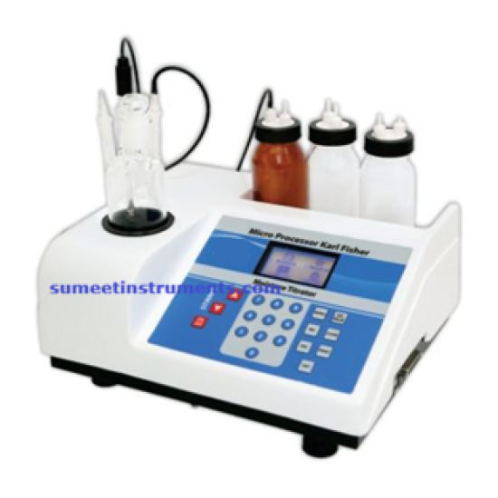 Karl Fishers Microprocessor based Moisture Titrator with Graphical Display