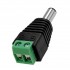 DC Power Screw Male Jack adapter - 2.1mm plug