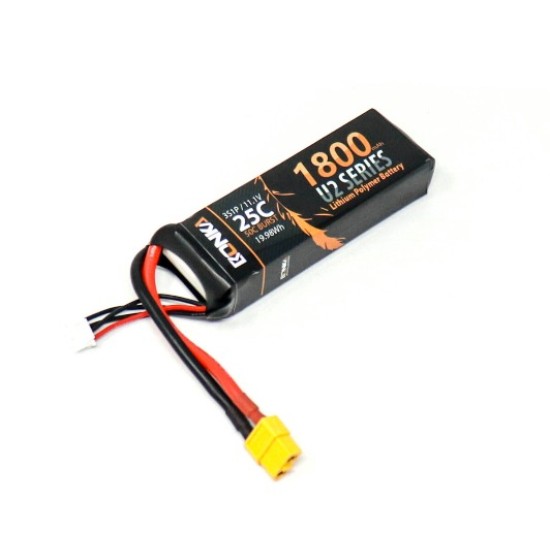 Bonka 11.1V 1800mAh 25C 3S Lithium Polymer Battery Pack