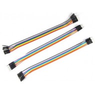 Jumper Wire assorted Set of MM-MF-FF 10pc each 20cm