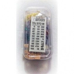 Resistor Box 0.25W Assorted 30 Variety 150pcs