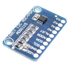 ADS1115 ADC 4-Channel 16-Bit I2C Programmable Gain Amplifier Module