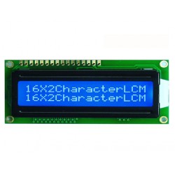LCD Display16x2 Character White Text Blue Backlight