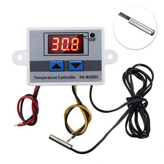 W3001 DC 24V 240W Thermostat Switch Digital Temperature Controller 
