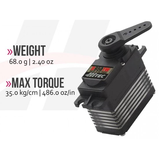 Hitec D950TW 32-Bit Ultra Torque Titanium Gear Servo