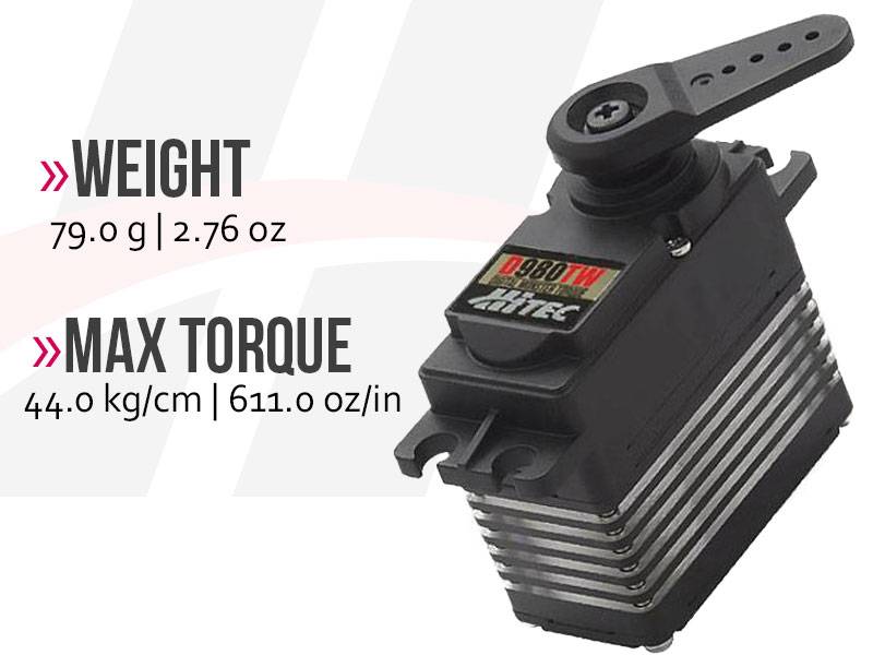 Buy Hitec D980TW 32-Bit Monster Torque Titanium Gear Servo
