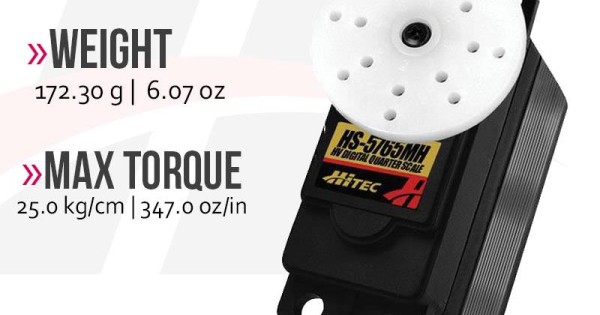 Servo Digitale Hitec RCD HS-5765MH – Alta Tensione, Ingranaggi Metallici, 3 Cuscinetti - Foto 3