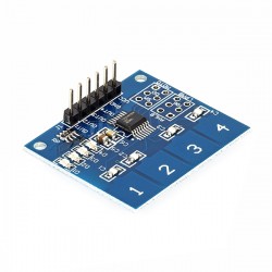 TTP224 Four Channel Capacitive Touch Switch Module
