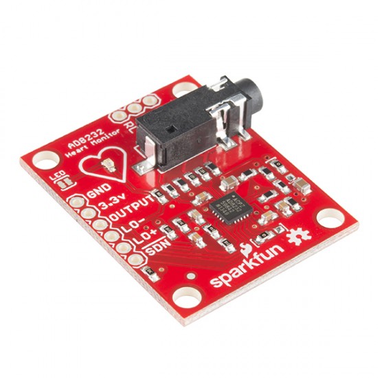 SparkFun ORIGINAL Heart ECG Monitor AD8232 Kit with Connector cable and Sensor Pads