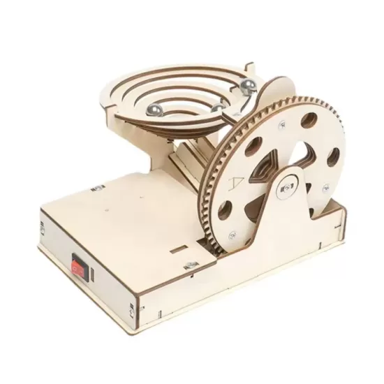 Slide Ball DIY STEM Kit Wooden Educational Puzzle Pack for Kids